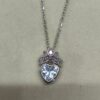 collar de princesa plateado