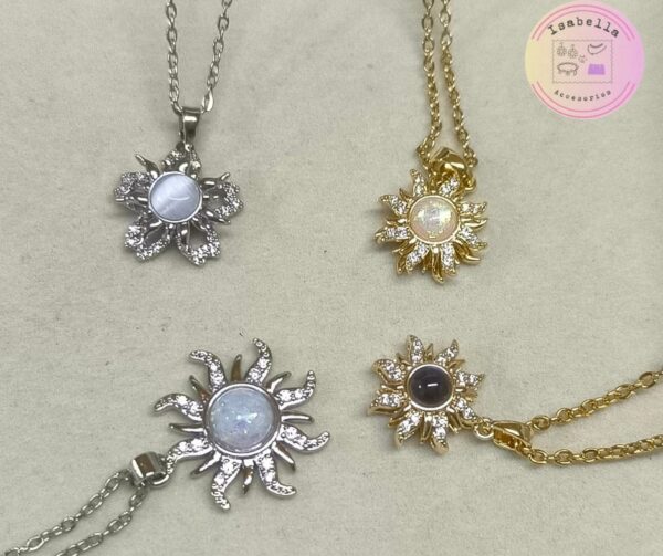 Collar Sol de Rapunzel dorado