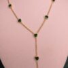 collar corbatero corazones verde