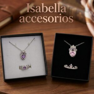 collar de princesa plateado