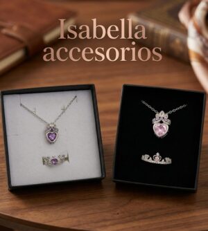 collar de princesa plateado