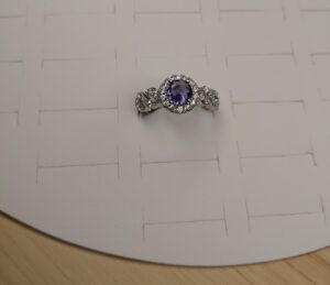 anillo violeta platedo