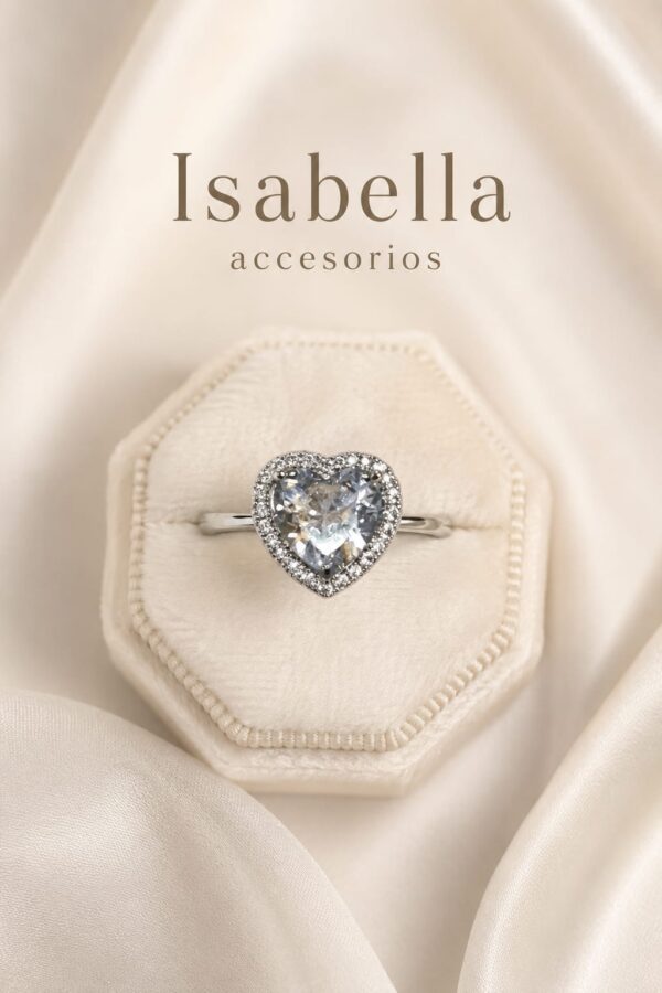 anillo corazón
