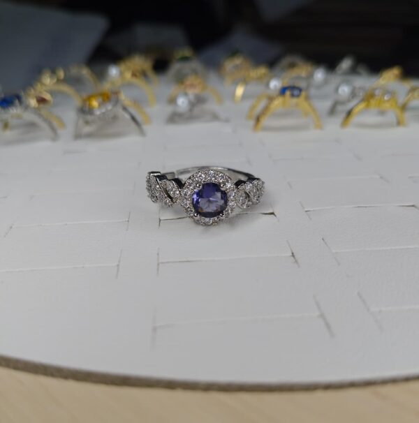 anillo violeta platedo
