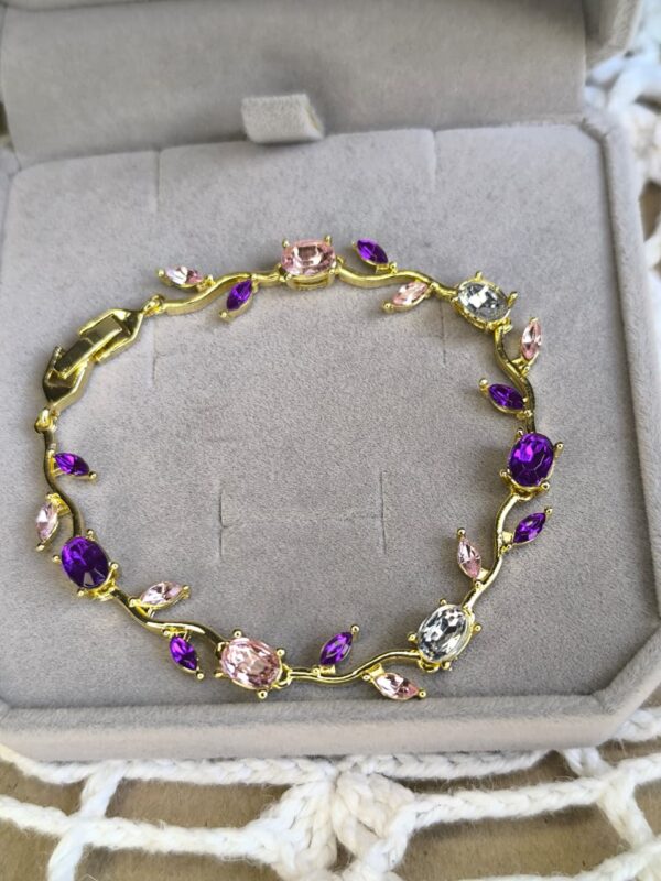 Pulseras tulipán Dorado
