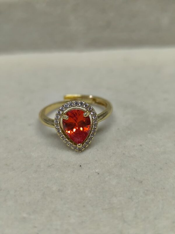 anillo gota Dorado