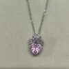 collar de princesa plateado