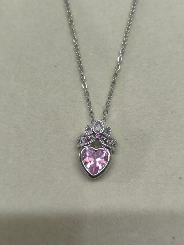 collar de princesa plateado