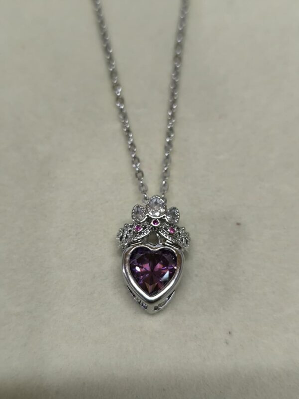 collar de princesa plateado