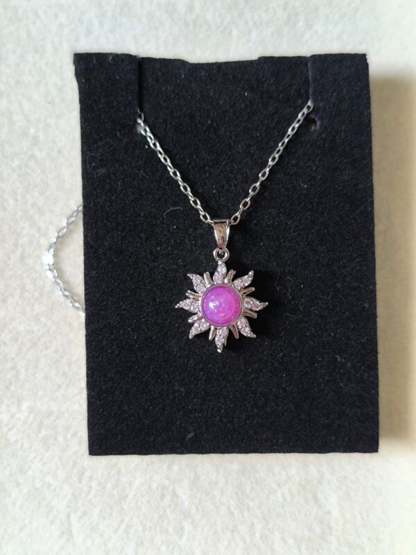 collar Sol de Rapunzel Plateado