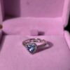 anillo corazón