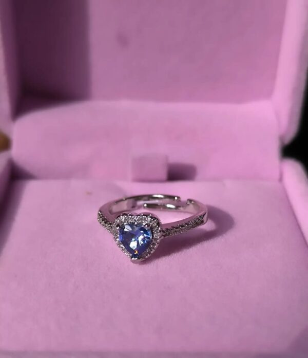 anillo corazón