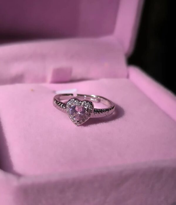 anillo corazón