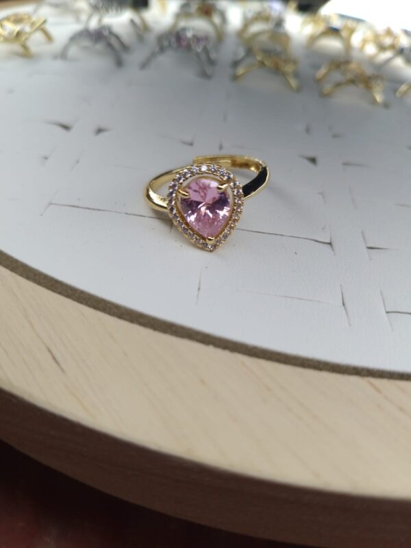 anillo gota Dorado