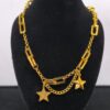 Collar de eslabones dorado