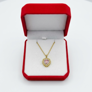 Corazón pando rosa
