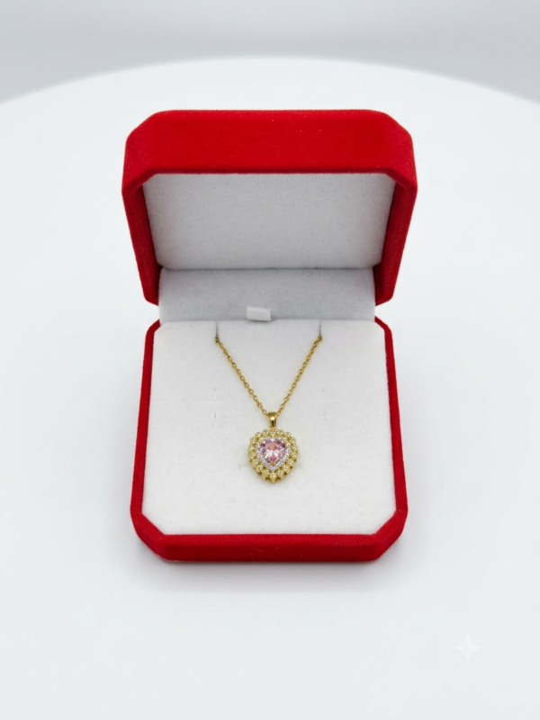 Corazón pando rosa