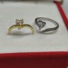 Anillo corazón cristal