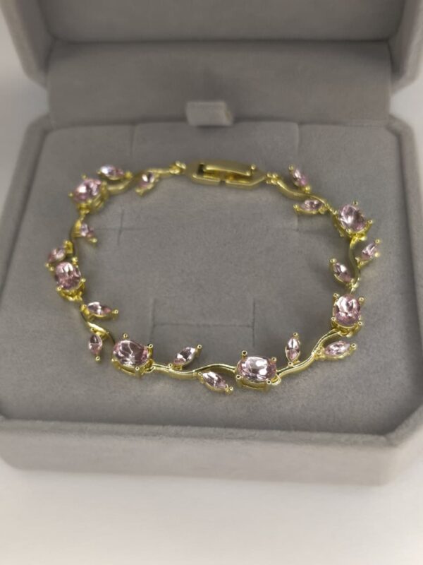 Pulseras tulipán Dorado